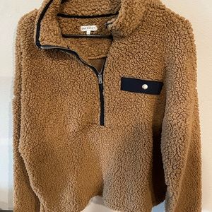 Brown fluffy jacket